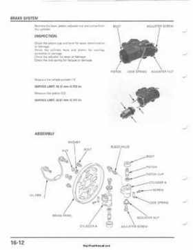 2001-2003 Honda TRX500FA Factory Service Manual, Page 264