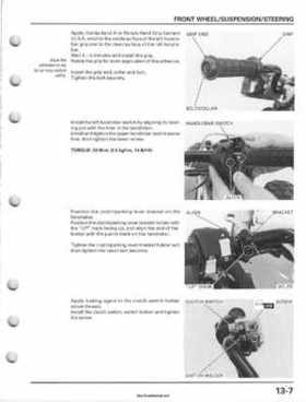 2001-2006 Honda TRX 300EX Sportrax 300EX Factory Service Manual, Page 205