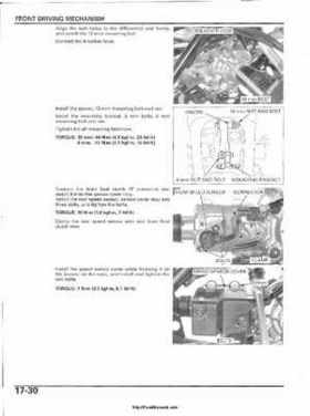 2003 Honda ATV TRX650FA Rincon Factory Service Manual, Page 376