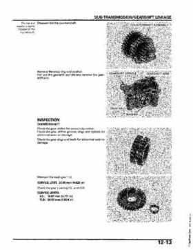 2004-2006 (2007) Honda TRX400FA Fourtrax Rancher / TRX400FGA Rancher AT GPScape Service Manual, Page 229