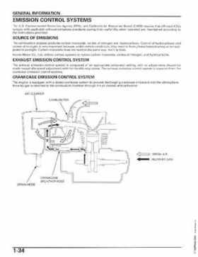 2006-2014 Honda FourTrax ATV TRX250 EX TRX250X Service Manual, Page 38