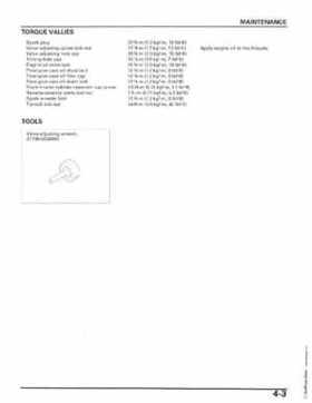 2006-2014 Honda FourTrax ATV TRX250 EX TRX250X Service Manual, Page 54