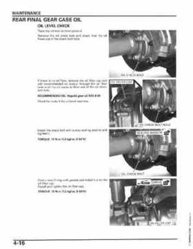 2006-2014 Honda FourTrax ATV TRX250 EX TRX250X Service Manual, Page 67