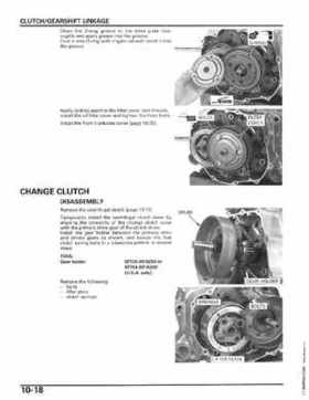 2006-2014 Honda FourTrax ATV TRX250 EX TRX250X Service Manual, Page 169