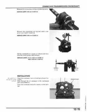 2006-2014 Honda FourTrax ATV TRX250 EX TRX250X Service Manual, Page 210