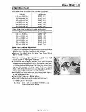 2004 Kawasaki KFX 700 V Force Factory Service Manual, Page 255