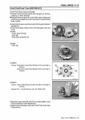 2005 Kawasaki KAF400 Mule 600 and Mule 610 4x4 Service Manual, Page 228