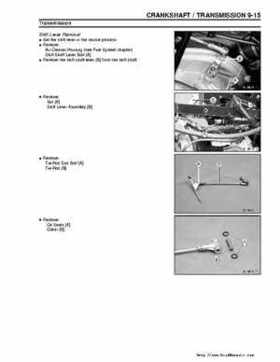 Kawasaki Prairie 360 KVF-360 Factory service manual, Page 169