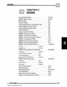 2003 Polaris Predator 500 factory service manual, Page 43