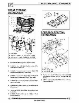 2005 Polaris Sportsman 400/500 Service Manual, Page 138