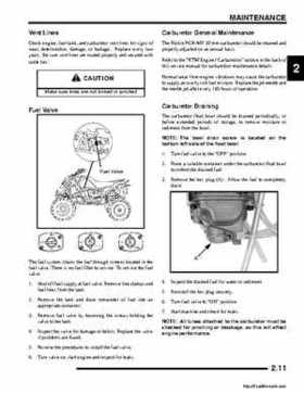 2008 Polaris ATV Outlaw 450/525 Service Manual, Page 23