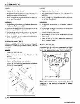2008 Polaris ATV Outlaw 450/525 Service Manual, Page 26