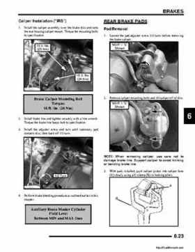 2008 Polaris ATV Outlaw 450/525 Service Manual, Page 151