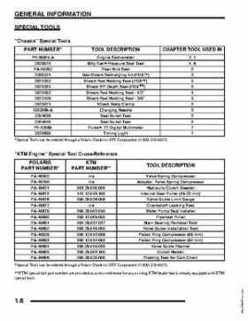 2009 Polaris Outlaw 450/525 Service Manual, Page 8