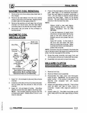 2009 Polaris Scrambler 500 4x4 2x4 factory service manual, Page 165