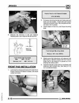 2009 Polaris Scrambler 500 4x4 2x4 factory service manual, Page 202