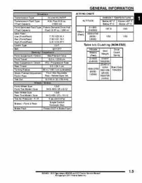 2012 Sportsman 400/500 and EFI Tractor Service Manual 9923412, Page 8