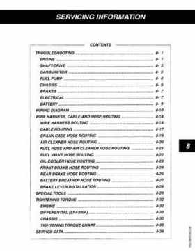 1999-2004 Suzuki King Quad LT-300 300F ATV Factory Service Manual, Page 260