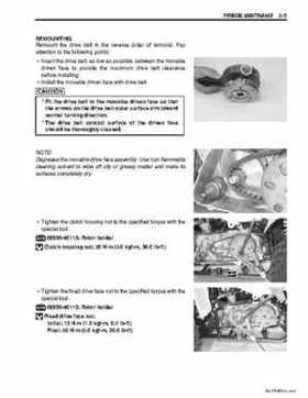 2006-2009 Suzuki LT-Z50 QuadSport ATV Factory Service Manual, Page 26