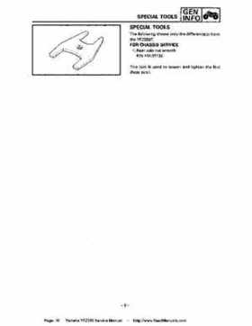 1987-2003 Yamaha YFZ350 Banshee supplementary service manual, Page 40