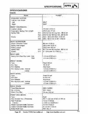 1987-2003 Yamaha YFZ350 Banshee supplementary service manual, Page 251