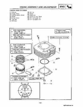 1987-2009 Yamaha ATV YFM350X Warrior Raptor Service Manual, Page 147