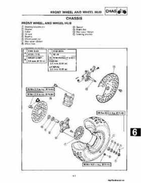 1987-2009 Yamaha ATV YFM350X Warrior Raptor Service Manual, Page 168