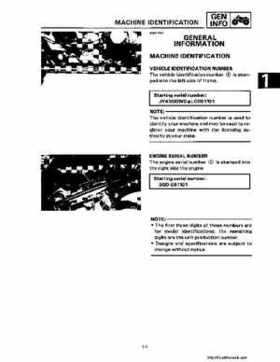 1990-2004 Yamaha YFM350X Warrior Factory Service Manual, Page 63