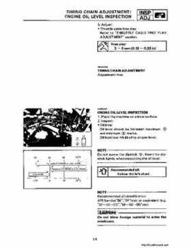 1990-2004 Yamaha YFM350X Warrior Factory Service Manual, Page 101