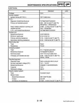 2003 Yamaha YFM400FAR Kodiak Factory Service Manual, Page 43