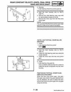 2004-2005 660 Yamaha Rhino Factory Service Manual, Page 276