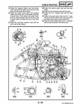 2004 Official factory service manual for Yamaha YFZ450S ATV Quad., Page 58