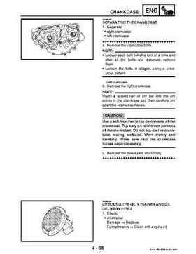 2004 Official factory service manual for Yamaha YFZ450S ATV Quad., Page 203