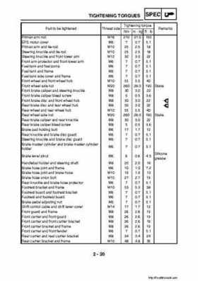 2007-2008 Yamaha YFM700 Grizzly Factory Service Manual, Page 56