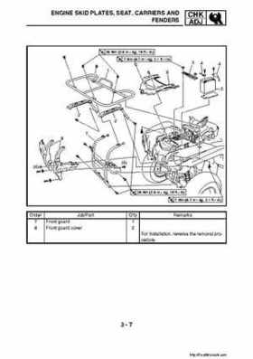 2007-2008 Yamaha YFM700 Grizzly Factory Service Manual, Page 88