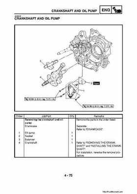 2007-2008 Yamaha YFM700 Grizzly Factory Service Manual, Page 233