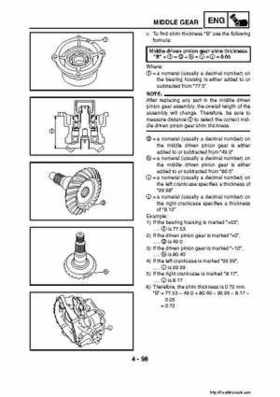 2007-2008 Yamaha YFM700 Grizzly Factory Service Manual, Page 256
