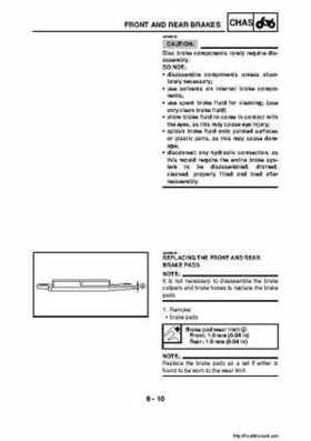 2007-2008 Yamaha YFM700 Grizzly Factory Service Manual, Page 357