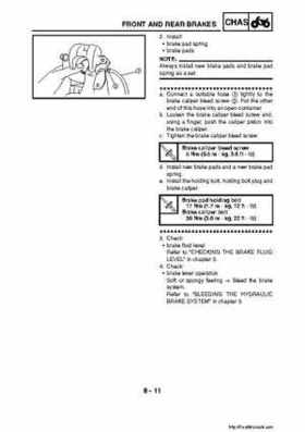 2007-2008 Yamaha YFM700 Grizzly Factory Service Manual, Page 358