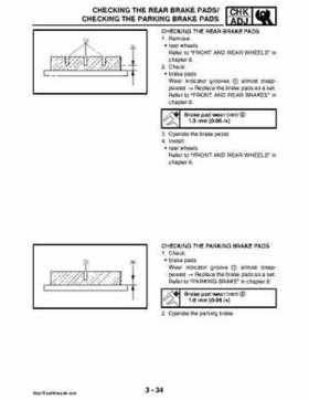 2008 Yamaha Rhino YXR70FX Factory Service Manual, Page 117