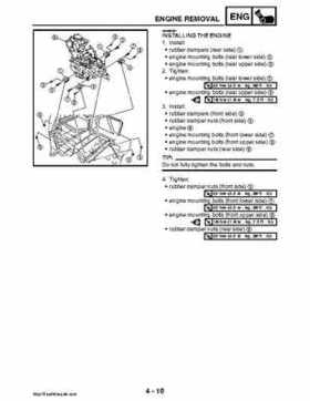 2008 Yamaha Rhino YXR70FX Factory Service Manual, Page 159