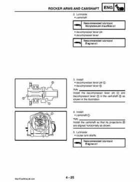 2008 Yamaha Rhino YXR70FX Factory Service Manual, Page 174