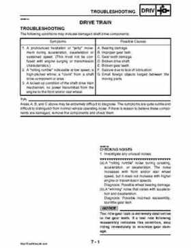 2008 Yamaha Rhino YXR70FX Factory Service Manual, Page 315