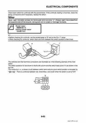 2009 Yamaha Grizzly Service Manual, Page 422
