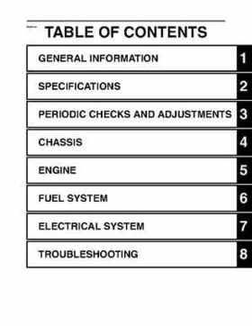 2011 Yamaha Raptor 125 Factory Service Manual, Page 6