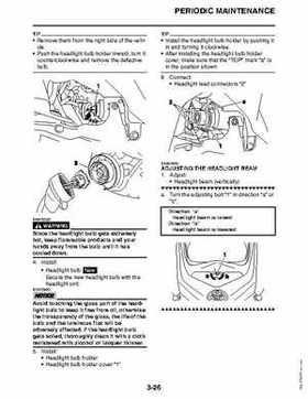 2011 Yamaha Raptor 125 Factory Service Manual, Page 91