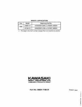 1995-1997 Kawasaki 750ZXi-900ZXi Jet Ski Repair Manual., Page 208