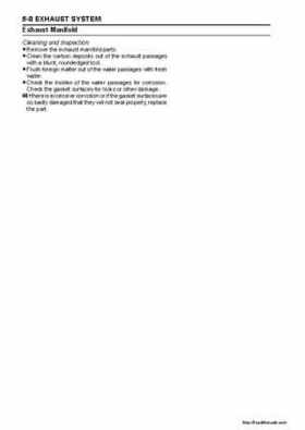 2003-2005 Kawasaki Ultra-150 Jet Ski Factory Service Manual., Page 95