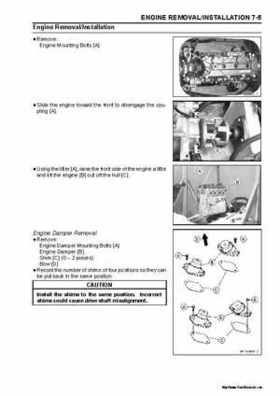 2005 Kawasaki STx-12F Jet Ski Factory Service Manual., Page 208