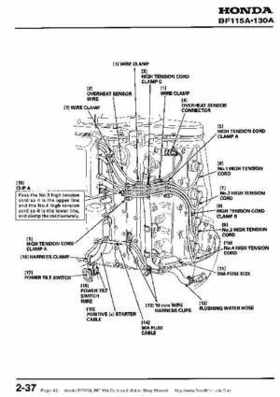 Honda BF115A, BF130A Outboard Motors Shop Manual., Page 43
